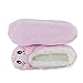 GLENMEARL Womens Warm Cozy and Lovely Animal Non-Skid Knit Indoor Home Floor Slippers Socks for Adults Girls … (6.5-8.5, Pink Pig)