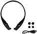 KOCASO Bluetooth/Wireless Sports Stereo Headphones Headset Earphones. [Hands Free Calling] [Contoured Neckband] Microphone- iPhone 7/6s/6 iPod Galaxy S7/S6/S5 HTC Smart Windows Android Phones- Black