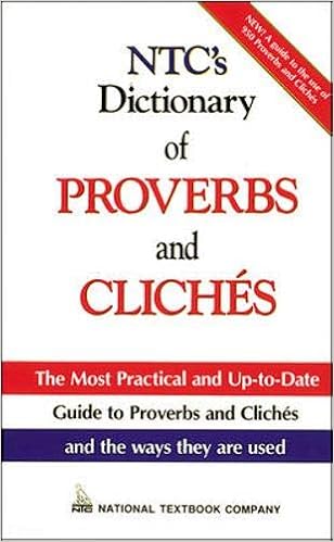 Ntc S Dictionary Of Proverbs And Cliches Bertram Anne Spears Richard A 9780844251592 Amazon Com Books