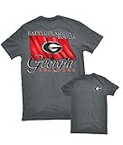 University of Georgia UGA Bulldogs Battle Flag of the South Charcoal T-Shirt