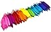 Bastex Colorful Assorted Goose Craft Feathers 350 pcs. 10 Colors, 4 to 6 inches in Length. Great for Decorative Arts and Crafts, Classrooms, Dreamcatcher and Party Decorations.
