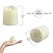 Flameless Candles with Remote LED Tealight Candles Tea Lights Votive Candle with Timer, Unscented Outdoor Flickering Warm White Flame Fake Candles, Battery Operated Candles 200 Hours - 6 Set x 1.3
