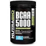 NutraBio BCAA 5000 Powder - 60 Servings (Blue Raspberry)