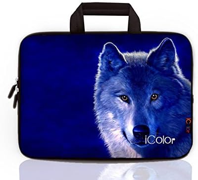 iColor Cool Wolf 12.9 13 13.3 Inch Laptop Netbook / Notebook Computer / iPad Pro / MacBook Air / MacBook Pro Case Briefcase Bag Pouch Sleeve Carry Case (IHB13-013)