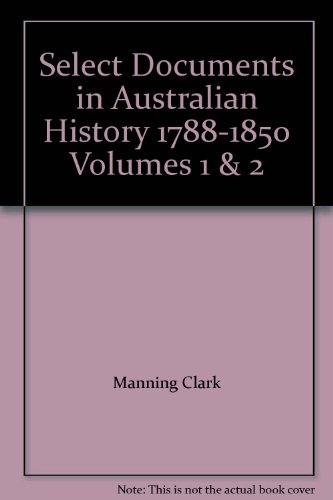 Select documents in Australian history