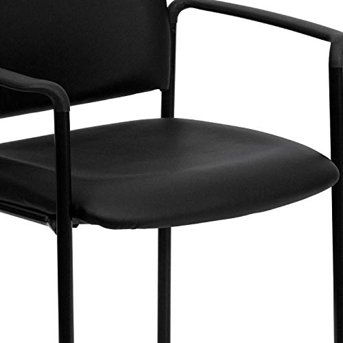 Flash Furniture Tiffany Side Reception Chair with Padded Armrests