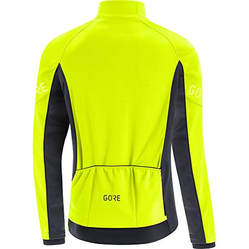 GORE WEAR Men's Thermo Cycling Jacket, C3, GORETEX INFINIUM, XXL, Neon