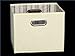 Alexi Ricci Khaki Tan 11Hx13Wx13D Folding Storage Bin Orginization with Style