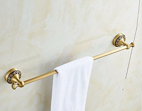 GBHNJ Towel Rail Single Rods Bathroom Antique Color 40Cm