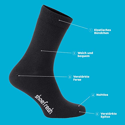 Shoefresh Bamboe Sokken | Voordeelverpakking: 7 paar | Anti-Zweetsokken | Antibacterieel | Super Absorberend | Zacht en… - Image 5