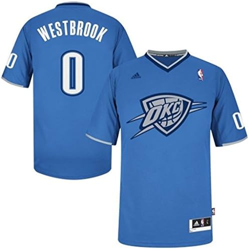 Oklahoma City Thunder #0 Russell Westbrook 2013 Christmas Day Jersey Large