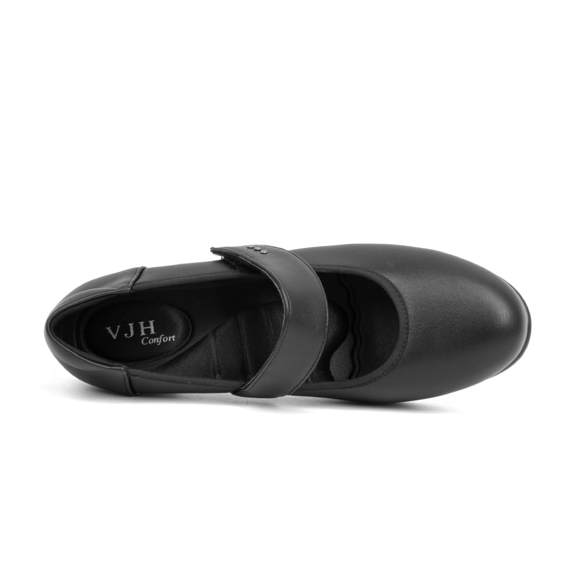 VJH confort Women's Mary Jane Pumps Low Block