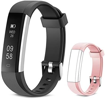 Yuanguo Fitness Tracker Smart Bracelet Activity Trackers Pedometer Watch Slim Smart Wristband Step Counter Sleep Monitor Calorie Counter Waterproof Fitness Watches for Kids Women Men