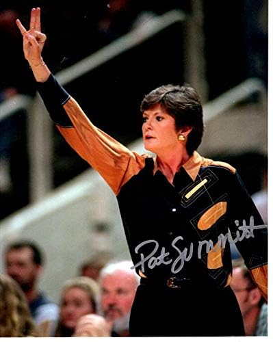 pat summitt signed basketball
