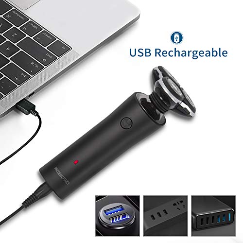 Electric Razor for Men Wet and Dry Rotary Shavers Cordless Waterproof Electric Shaver USB Rechargeable Electric Shaving Razors