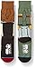 Star Wars Bounty Hunter Boba Fett Han Solo Character Mens Socks (Sock Size:10-13/Shoe Size: 6-12 9-12)