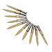 Titanium Coated Carbide PCB Engraving CNC Bit Router Carving Tool 10Pcs (30 Degree 0.1mm)