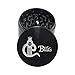 2.5 Inch Black Herb Grinder + Bonus Gift. 4 Piece Anodized Aluminum, Tobacco Spice Weed Grinder (2.5 in, black)