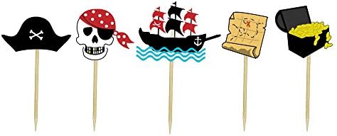 Pirates Theme Cupcake Toppers