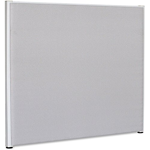 Lorell Fabric Panel, Gray, 60 by 72-Inch