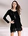 Match Women's Long Sleeve Lace Casual Dress(US 8 - Asian XL, BBX-8191 Midnight Black)
