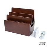 MobileVision Wood Multi Device Organizer Stand and Charging Station for Smartphones, Tablets, and Laptops Includes 5-USB Hub Charger Combo