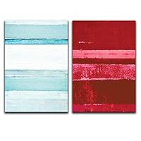 2 Panel Canvas Wall Art Abstract Canvas Prints Home Artwork Decoration for Living Room,Bedroom - 16