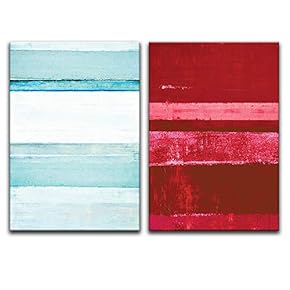 signwin 2 Panel Canvas Wall Art Abstract Canvas...