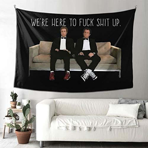 Gyaiaer Step Brothers – We’re Here to Fuck Shit Up Tapestry Boutique Wall Hanging Tapestry Vintage Tapestry Wall Tapestry Micro Fiber Peach Home Decor 90x60inch Gyaiaer Step Brothers – We’re Here to Fuck Shit Up Tapestry Boutique Wall Hanging Tapestry Vintage Tapestry Wall Tapestry Micro Fiber Peach Home Decor 90x60inch