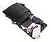 Alena Culian Business Man Bag Classic Plaid Design Men Messenger Bag Shoulder Bag(black)