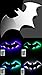 Bat LED Wall Light,Colorful Mirror Light,Remote Control Projection Night Light,Halloween Decorative Light,Suitable for Bedroom/KTV / Corridor/Background Wall, etc (Colorful)