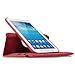 Moonmini 360 Rotation PU Leather Protective Case Cover Pouch for Samsung Galaxy Tab 3 8.0
