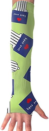 Fpzsq Arm Condom-Sperm-in-jail Women Running Arm Gloves Sun Protection Absorb Arm Sleeves Gloves Cover