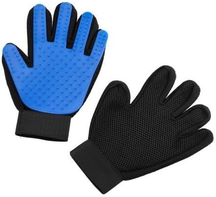Pet Grooming Gloves, Acuty Pet Hair Removal Gentle Deshedding Brush Massage Tool (2 Pack)