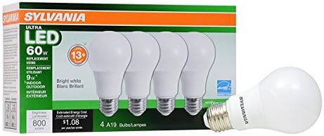 Led 9w/60w A19ultra 35k Dim4pk