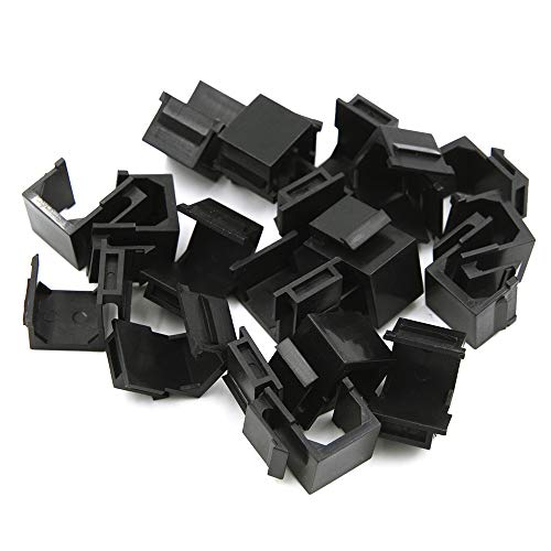 VCE 20-Pack Blank Keystone Jack Inserts
