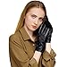 Womens Winter Leather Touchscreen Texting Warm Driving Lambskin 100% Pure Genuine leather Gloves