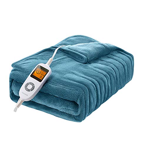 Homech Electric Heated Blankets, Electric Throws with DoubleLayer