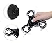 LOLLDEAL EDC Fidget Spinner High Speed Stainless Steel Bearing Helps Focus, Stress, Anxiety, Boredom (Black)