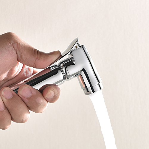 Best Modern Hand Held Bidet Sprayer Set, Chrome Toilet Sprayer Bubbling Water and Rain Jet Cloth Diaper Sprayer - Thumbnail 6