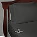 Cosy House Collection Everyday 1500 Series Bed Sheet Set - Ultra Soft & Cool Hotel Bedding - Deep Pocket - Wrinkle, Stain and Fade Resistant - 4 Piece Set (King, Grey)