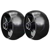 Set of 2 Deck Wheels Replaces MTD Cub Cadet 734-04155 Toro 112-0677