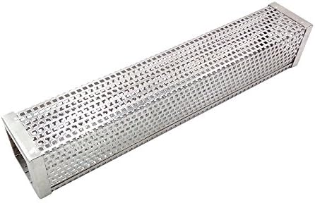 Pellet Smoker Tube (square) 12 Inch for BBQ Additional Wood Smoke Flavor To Any Electric, Gas Charcoal or Pellet Grill, Perfect For Both Hot or Cold Smoking