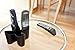 j-me Cozy Media Storage Caddy/Remote Control Holder/Remote Caddy/Media Organizer (Black). This remote holder is the perfect storage solution for all types of media controls. Non slip rubber.