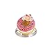 SkyWiseWin Little Girls Rings Adjustable - Crown, Pizza, Ice Cream, Pizza Kid's Rngs of 7