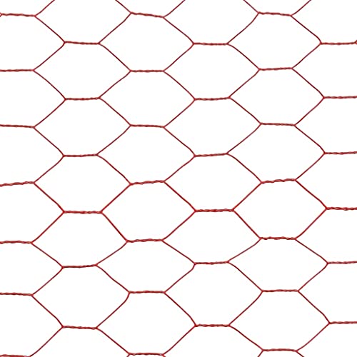 Maschendrahtgeflecht, Maschendrahtzaun Garten Geflügelnetz Drahtzaunrolle Maschendrahtzaun Stahl mit PVC-Beschichtung… – Bild 5