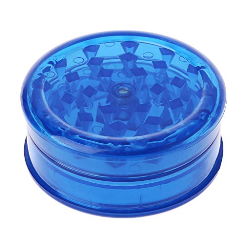 Plastic Tobacco Grinder Leaf Herbal Herb Smoke Spice Crusher Hand Muller 3 Layer - Thumbnail 4