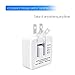 Czznn iPhone Charger 2.4A 12W Dual USB Portable Travel Wall Charger with Foldable Plug and 2 Pack 6FT Apple Lightning Cable Charging Cord for iPhone 7/7Plus/6S/6S Plus/6/5S/SE/5