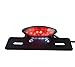 TASWK Motorcycle Tail Brake Stop License Plate Light LED Integrated Taillight Brake Light Red & White