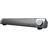 Bluetooth Soundbar, Wirelss Bluetooth V4.2 Speaker, Bass Stereo 2200mAh Rechargeable Aux/TF Card Sound Bar For TV Cellphone Tablets By JOMAY